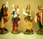arte sacro figuras de pastores para belén