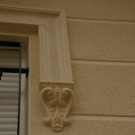 decoración de acabado romano para fachadas